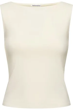 Reformation Dusk Cotton Blend Knit Top