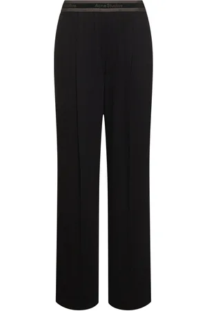Acne Studios Parika Fluid Wool Blend Suiting Pants