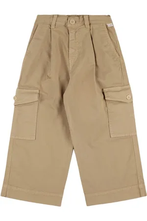 Il gufo Stretch Cotton Gabardine Cargo Pants