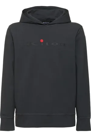Kiton Cotton Blend Logo Sweatshirt