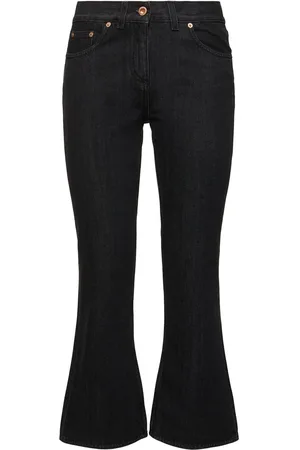 Aspesi Denim High Rise Flared Jeans