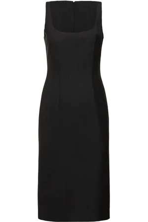 Moschino Compact Wool Midi Dress