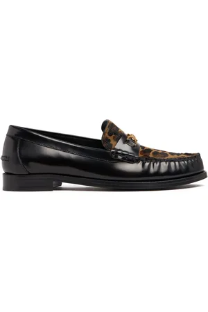 VERSACE 20mm Leather Loafers