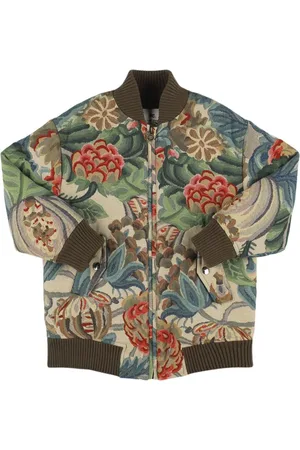Etro Printed Cotton Blend Bomber Jacket