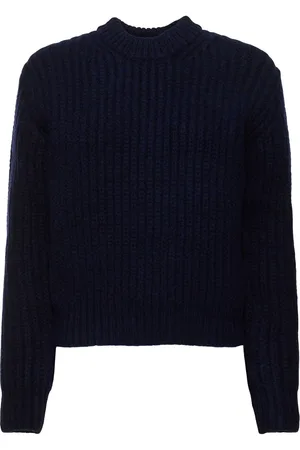 DUNST Unisex Intarsia Knit Crewneck Sweater