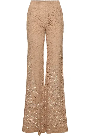 Elie saab Macramé Flared Pants