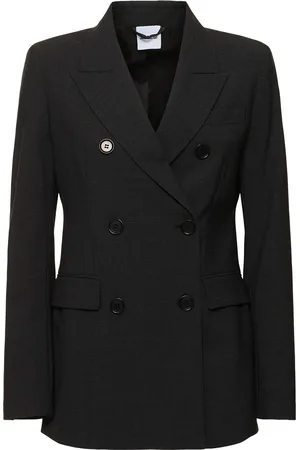 Aspesi Flannel Double Breasted Blazer