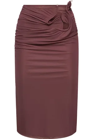 CHRISTOPHER ESBER Venus Sheer Jersey Midi Skirt