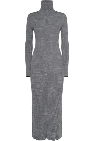 Moncler Virgin Wool Midi Dress