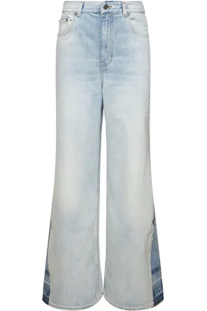 Chloé High Rise Cotton Denim Flared Jeans