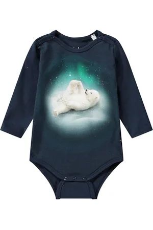 Molo Printed Organic Cotton Jersey Bodysuit