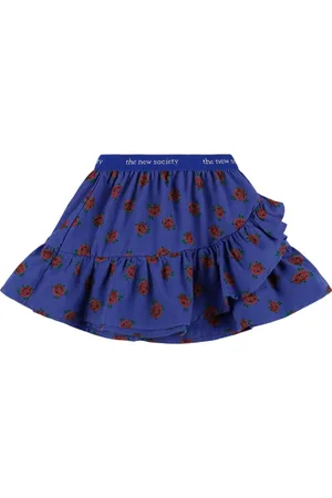 The New Society Printed Cotton Muslin Skirt