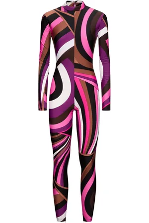 Puccini Printed Lycra Jumpsuit