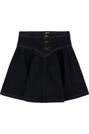 Molo Cotton Blend Denim Skirt