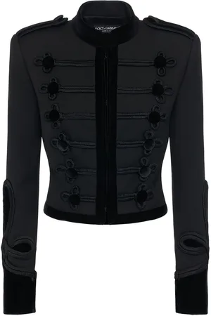 Dolce & Gabbana Double Wool Gabardine Short Jacket