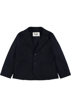 Il gufo Viscose Blend Pinstripe Jacket