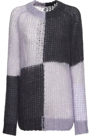 Acne Studios Mohair Blend Knit Crewneck Sweater