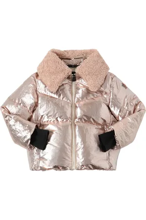 Moncler Edling Performance Lamé Down Jacket
