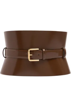 Max Mara 175 Bustier Leather Belt
