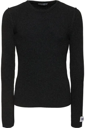 Dolce & Gabbana Wool Blend Long Sleeve Sweater