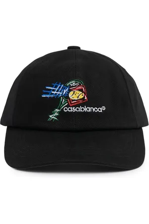 Casablanca Croquis De Tennis Embroidered Cap