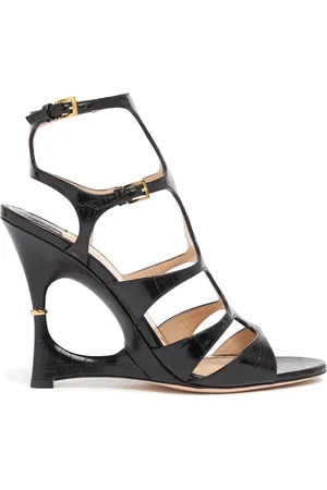 Tom Ford 105mm Paradis Croc Embossed Sandals