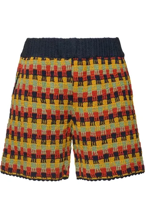 Baziszt Conondrum Hand Crocheted Cotton Shorts