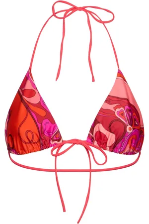 Puccini Printed Lycra Triangle Bikini Top