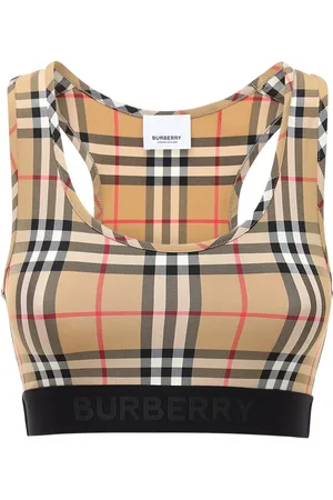 Burberry Check Print Techno Top