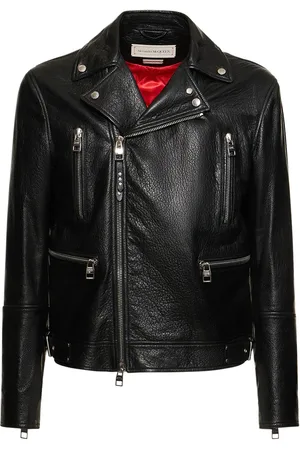 Alexander McQueen Classic Leather Biker Jacket