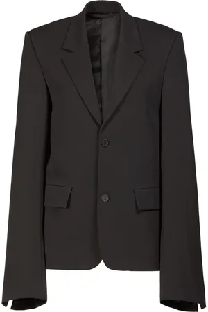 Balenciaga Barathea Fitted Double Breasted Blazer