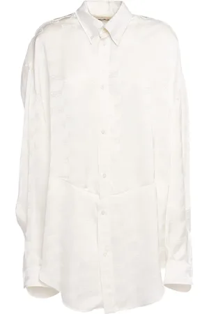Balenciaga Monogram Logo Jacquard Pajama Shirt