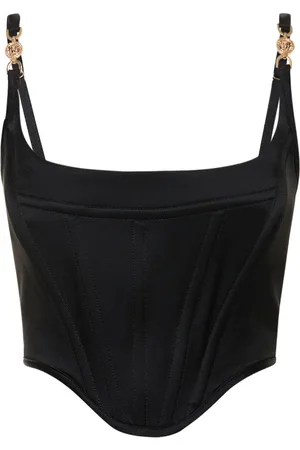 VERSACE Envers Satin Corset Top