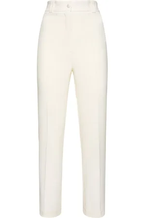 HEBE STUDIO Loulou Cady Straight Pants