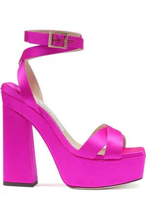 Jimmy Choo 140mm Gaia Satin Sandals