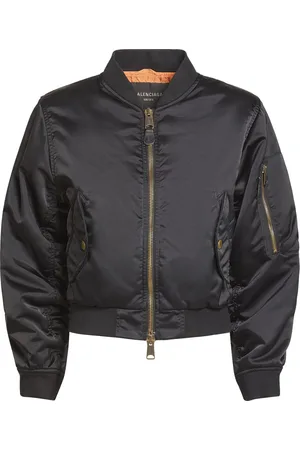 Balenciaga Shrunk Nylon Bomber Jacket