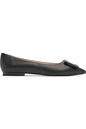Roger Vivier 10mm Gommettine Leather Ballerinas