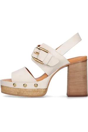 See by Chloé 105mm Joline Leather Platform Sandals