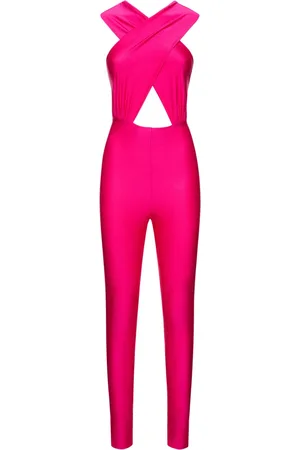 The Andamane Hola Shiny Stretch Lycra Jumpsuit