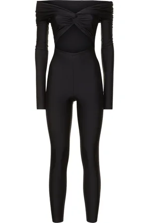The Andamane Kendall Shiny Stretch Lycra Jumpsuit