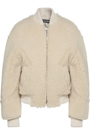 Jacquemus Le Blouson Pilou Lamb Fur Jacket