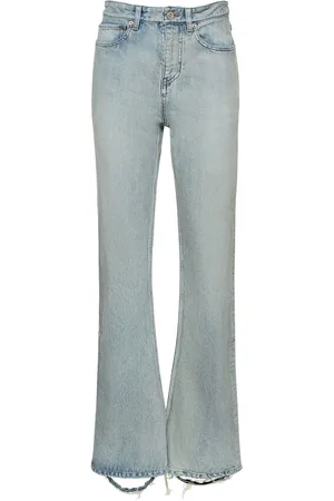 Balenciaga Cotton Denim Bootcut Jeans