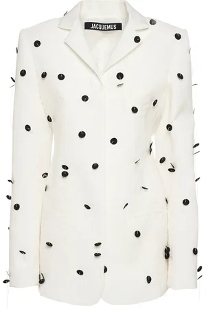 Jacquemus La Veste Caraco Brodée Crepe Jacket