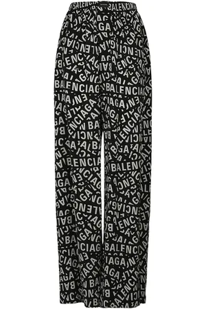Balenciaga Cupro & Viscose Pajama Pants