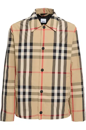 Burberry Sussex Check Print Bomber Jacket
