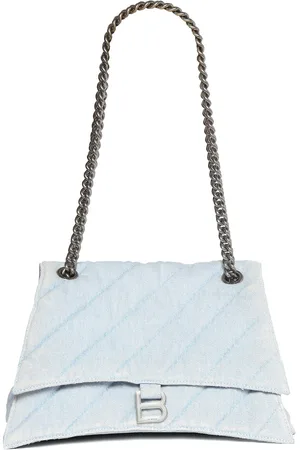 Balenciaga Medium Crush Quilted Cotton Chain Bag