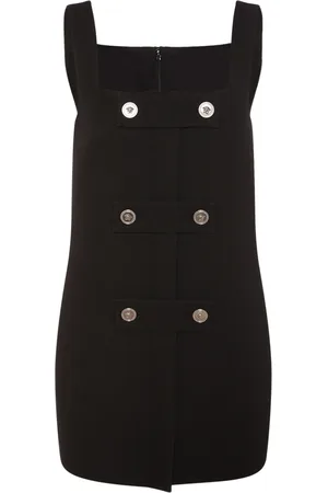 VERSACE Cavalry Viscose Twill Mini Dress