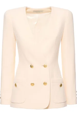 Alessandra Rich Wool Bouclé Tweed Jacket