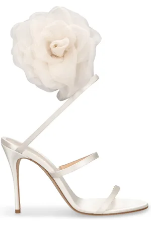 MAGDA BUTRYM 105mm Spiral Satin Sandals