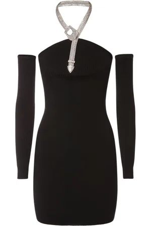 GIUSEPPE DI MORABITO Stretch Cotton Mini Dress